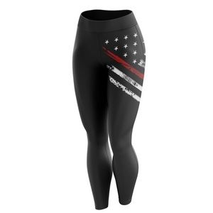 Red Line Firefighter Leggings